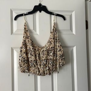 free people crop blouse